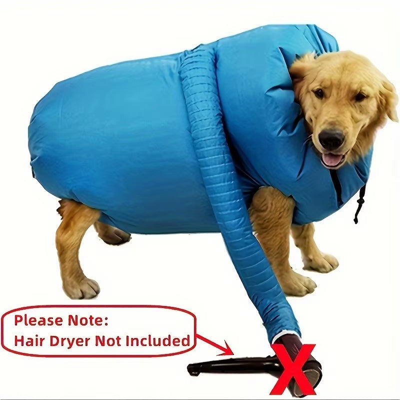 1Pc Portable Folding Pet Hair Dryer Bag - Fast Drying Safe Blow Tech, Effortless Grooming for Dogs of All Sizes