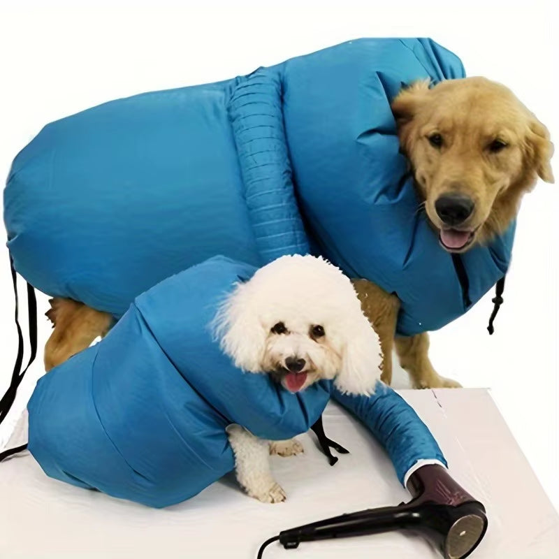 1Pc Portable Folding Pet Hair Dryer Bag - Fast Drying Safe Blow Tech, Effortless Grooming for Dogs of All Sizes